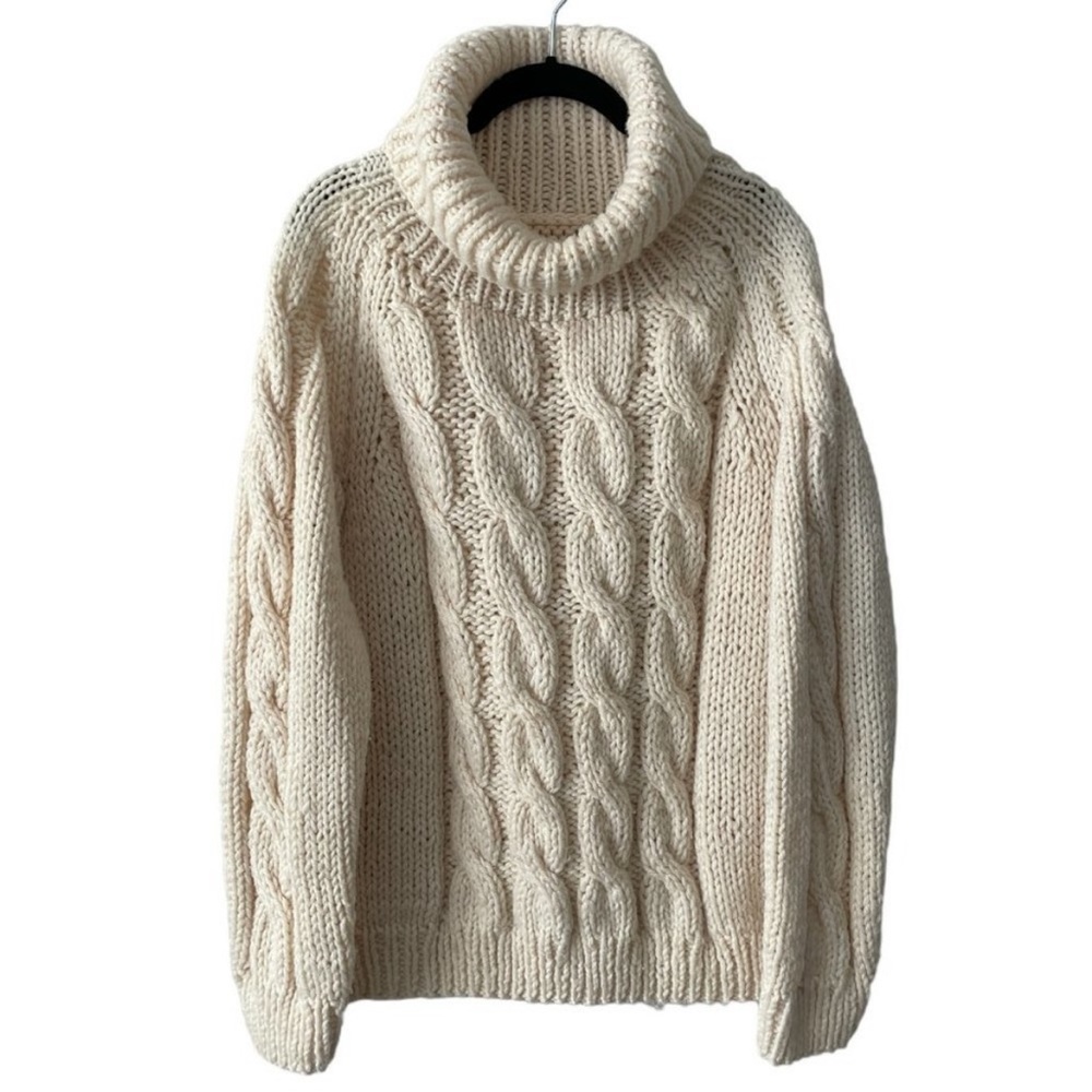 HANDMADE Cable Knit Sweater